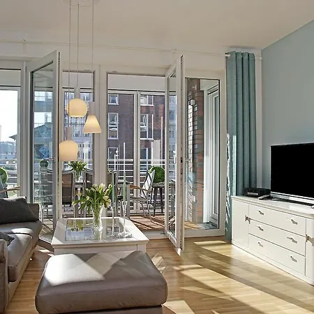 شقة Haus Yachthafen, Whg 4 كوكسهافن